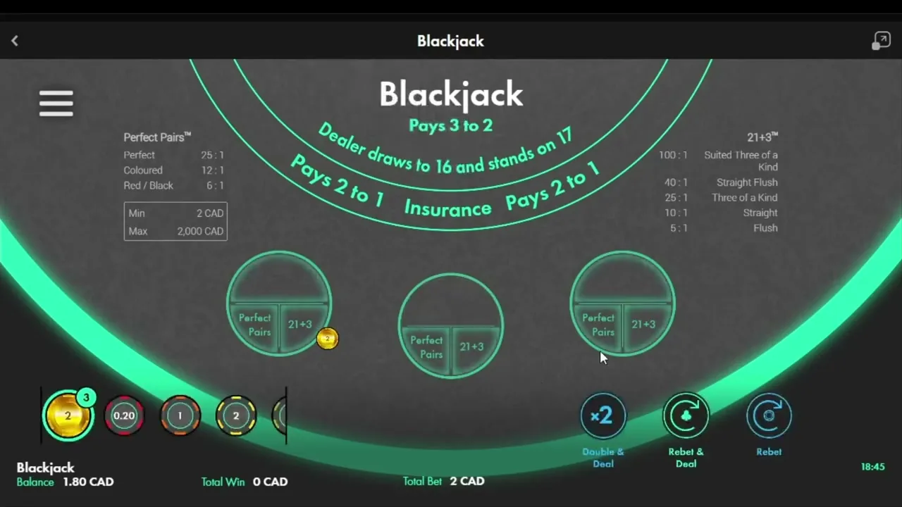 Bet365 Casino — mesa de juego