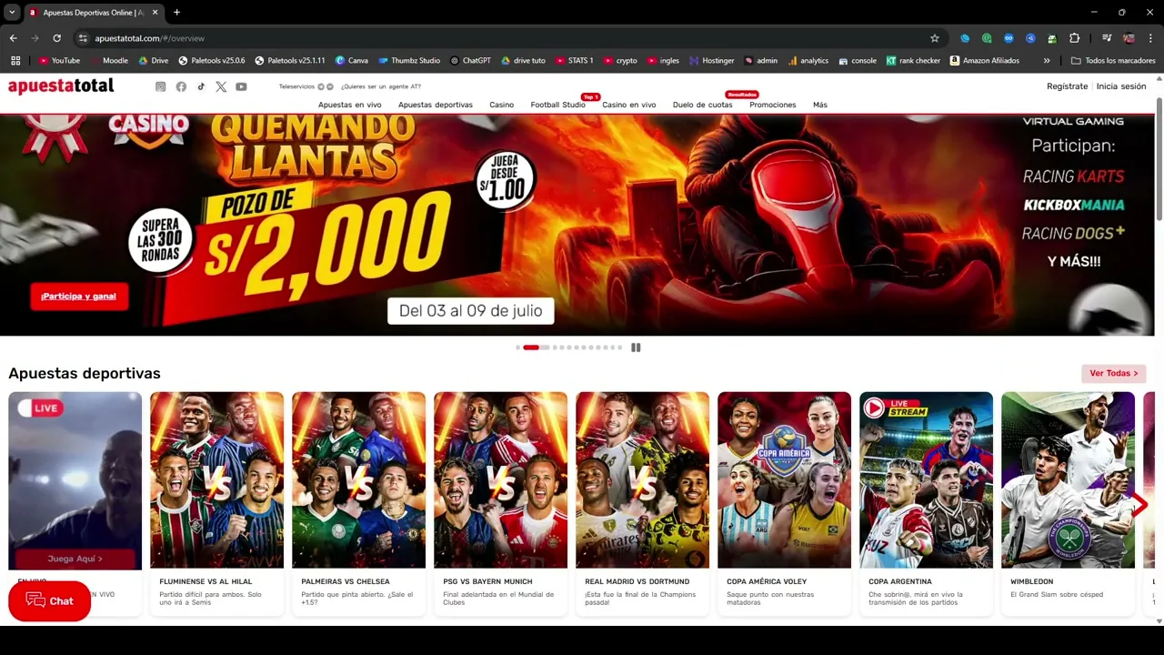 bono de bienvenida casino España