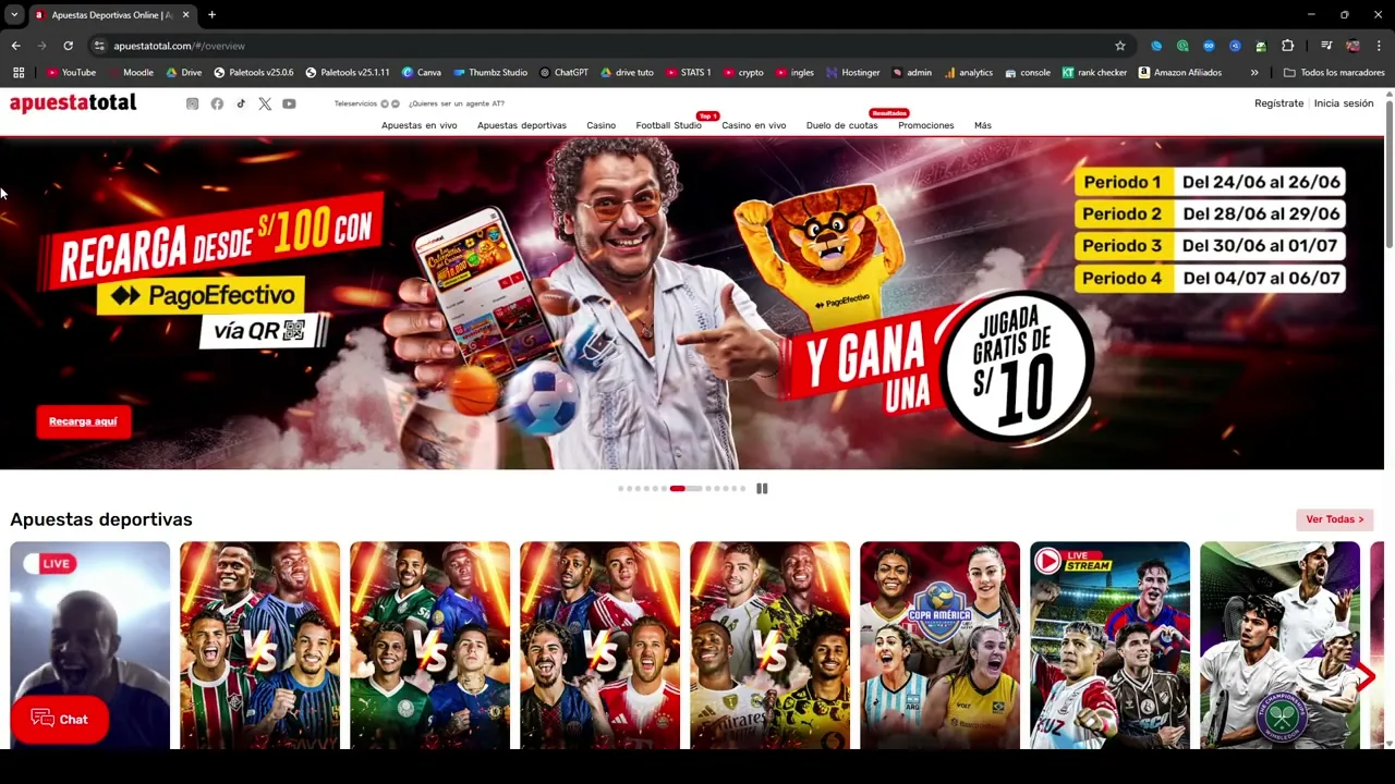 bono de bienvenida — oferta