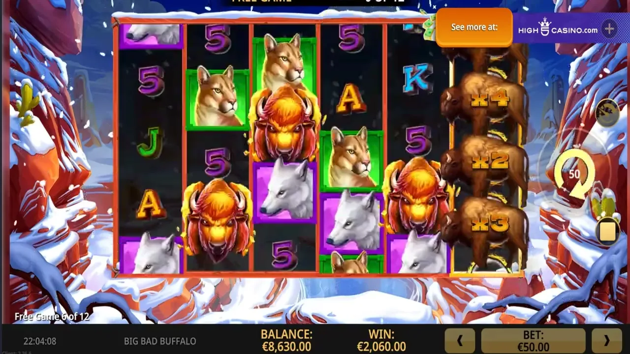Buffalo’s Wealth Win Spins — partida en vivo