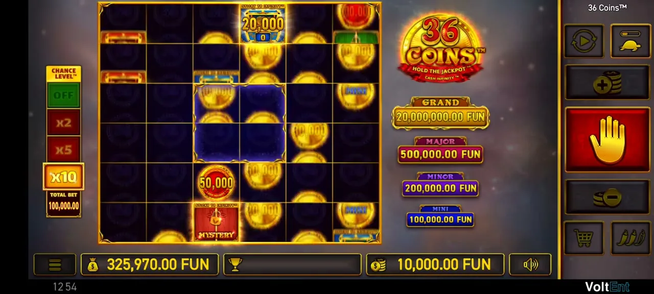 Coin Win: Hold The Spin — partida en vivo