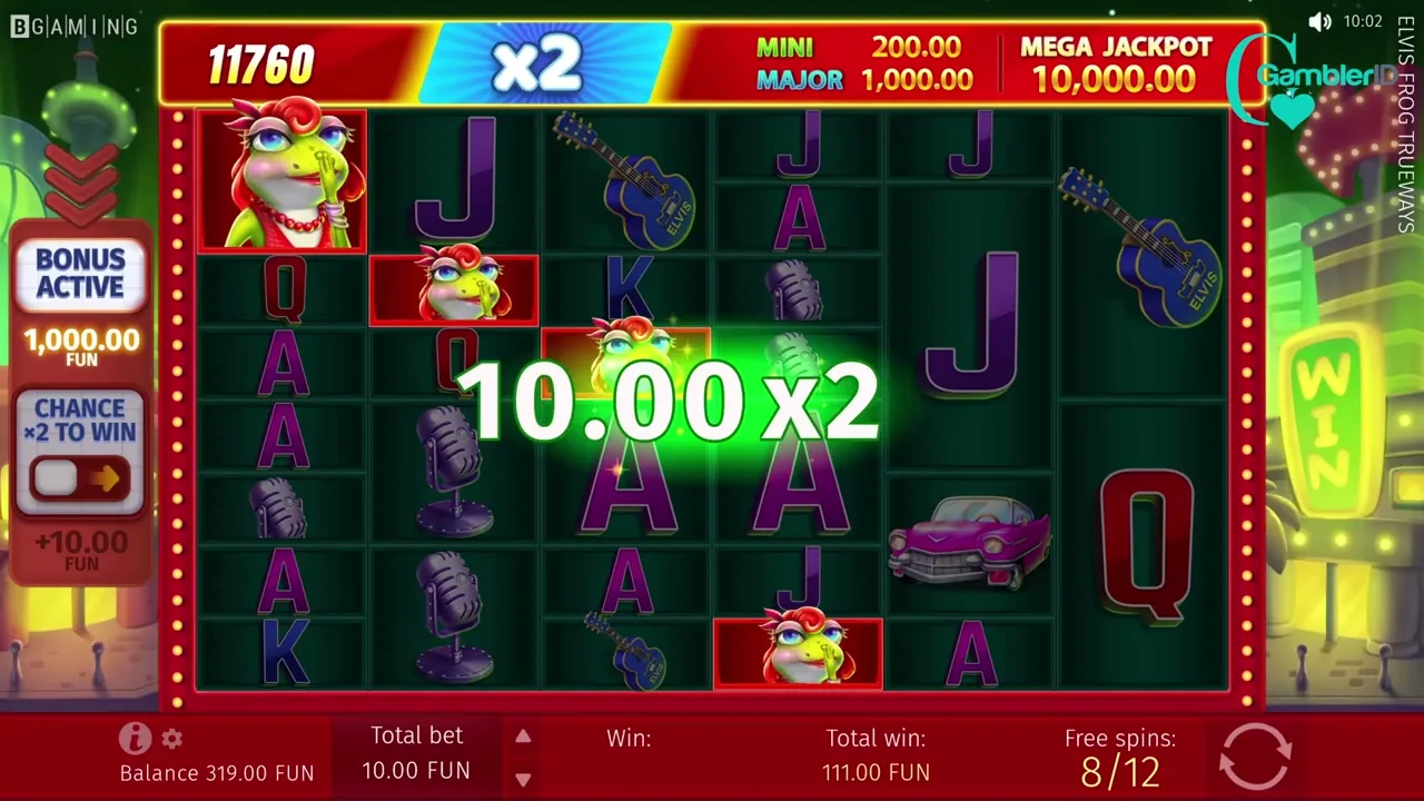 Elvis Frog in Vegas — partida en vivo