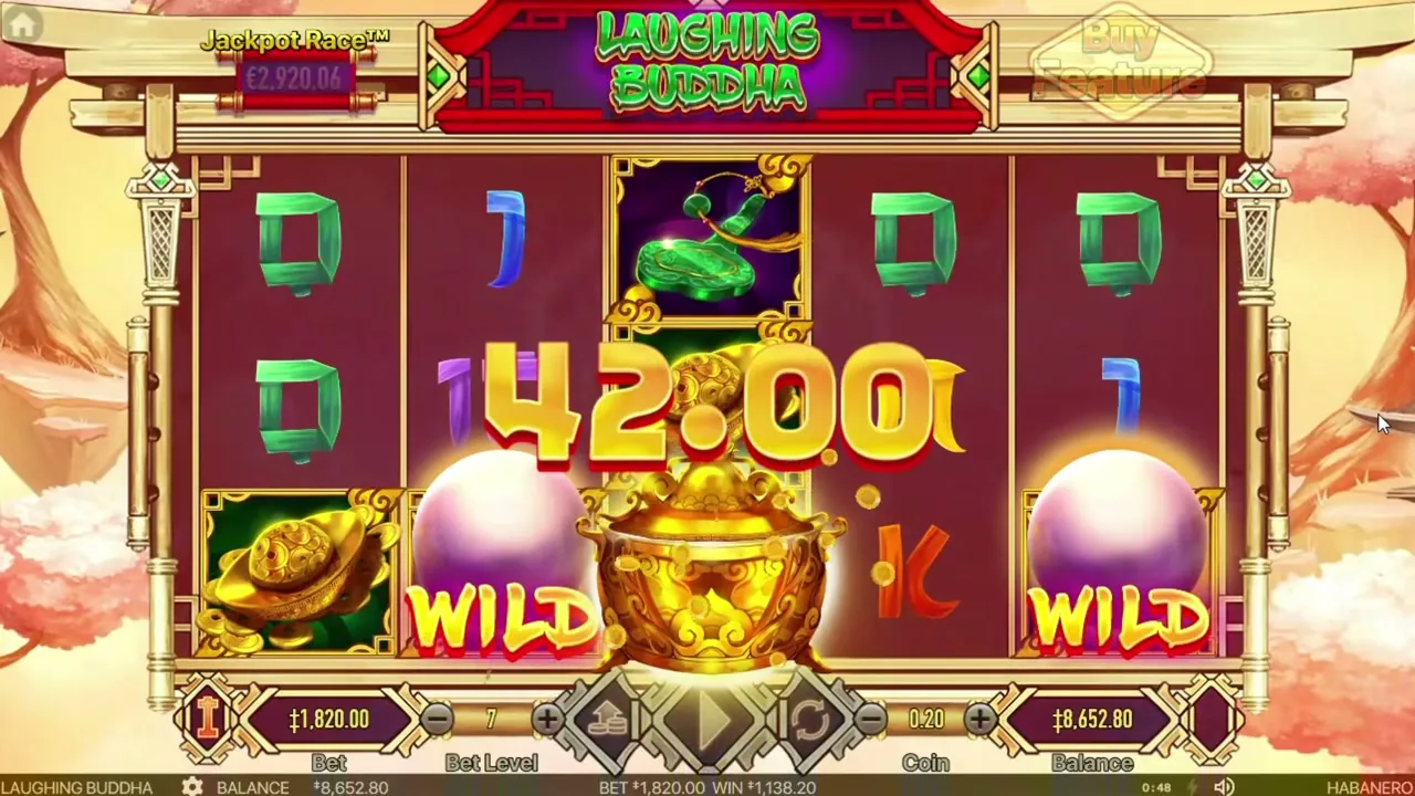 Happy Buddha: Bonus Combo — partida en vivo