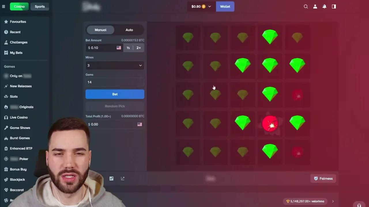 mines casino online España