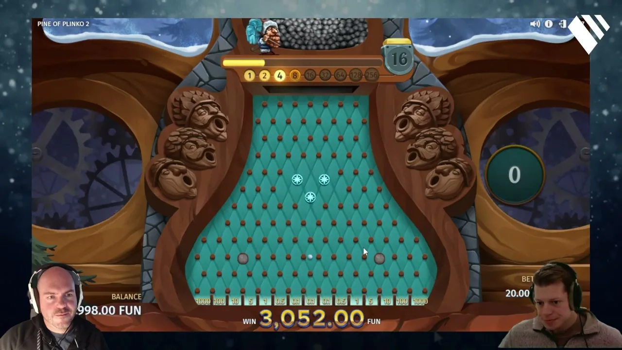 Plinko 2 — partida en vivo
