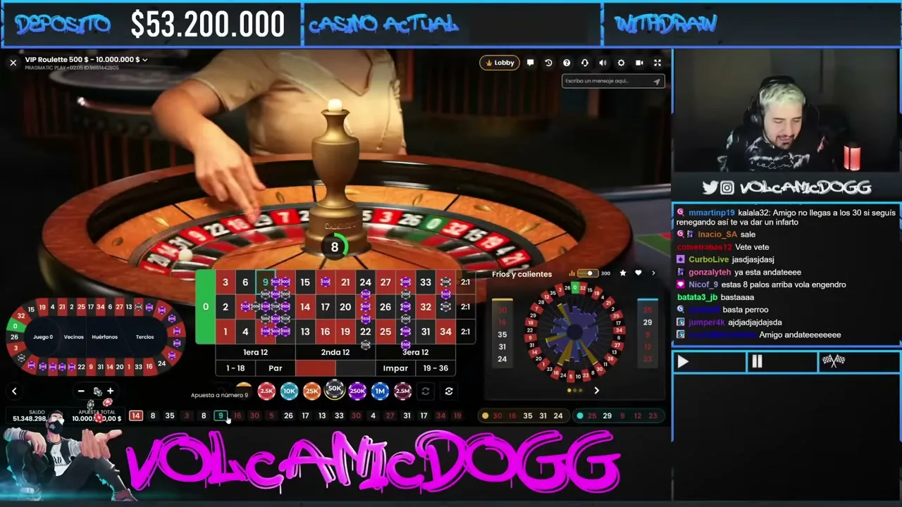 Ruleta En Vivo — partida en vivo