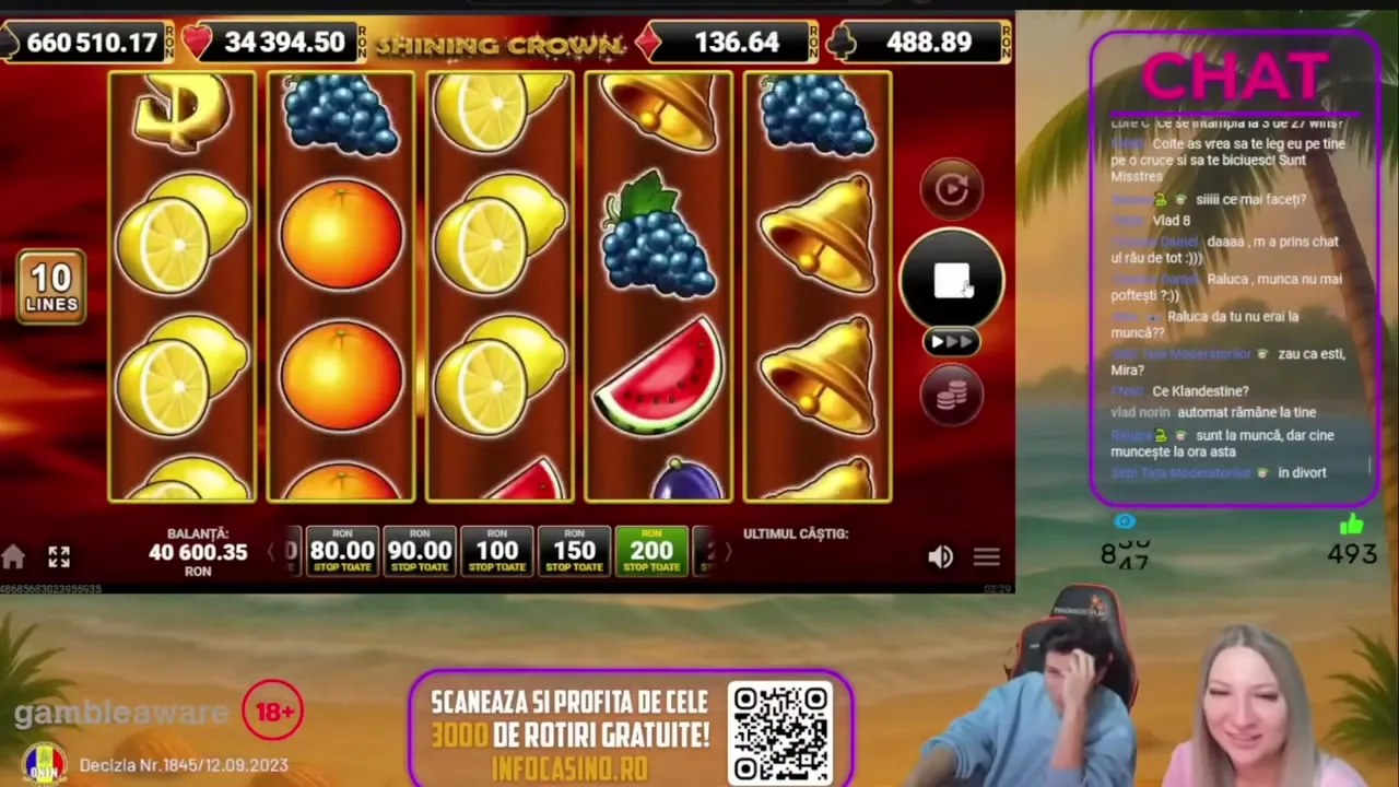 Shining Crown — partida en vivo