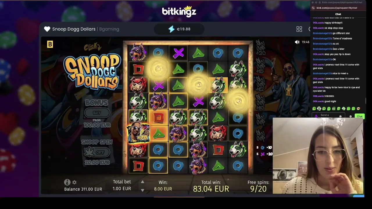 Snoop Dogg Dollars — partida en vivo